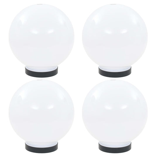 4 db LED gömblámpa 20 cm PMMA