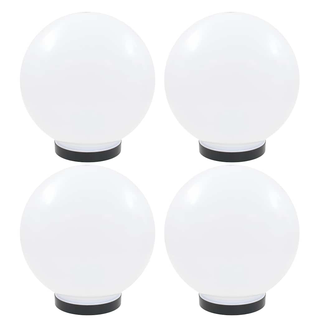 4 db LED gömblámpa 25 cm PMMA