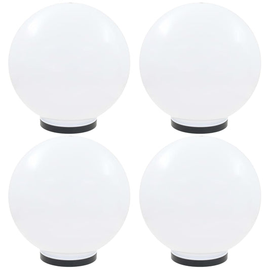 4 db LED gömblámpa 40 cm PMMA
