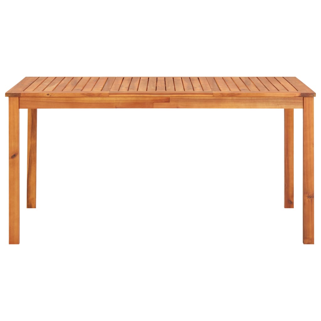 tömör akácfa kerti asztal 150 x 90 x 74 cm