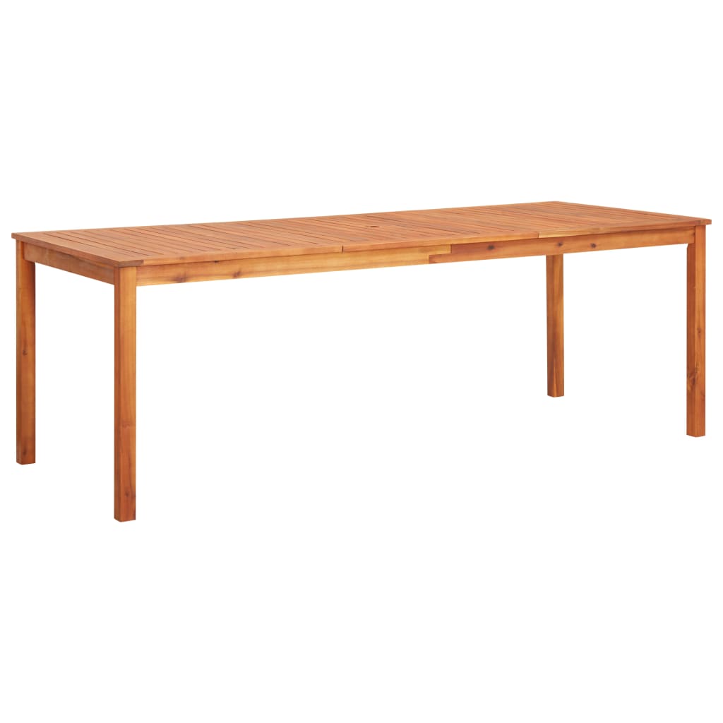 tömör akácfa kerti asztal 215 x 90 x 74 cm