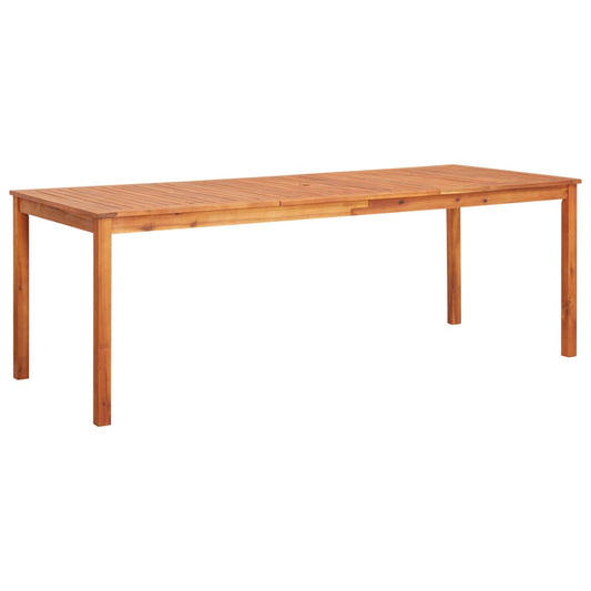 tömör akácfa kerti asztal 215 x 90 x 74 cm