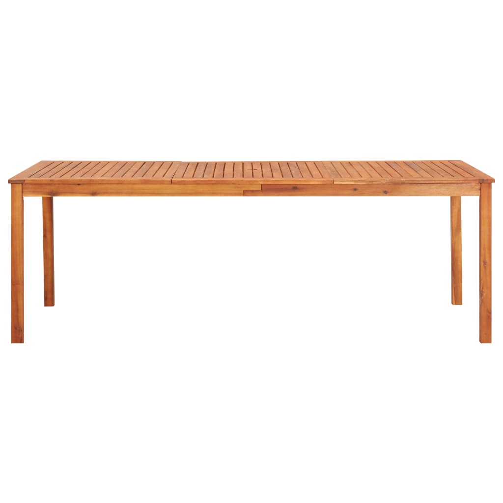tömör akácfa kerti asztal 215 x 90 x 74 cm