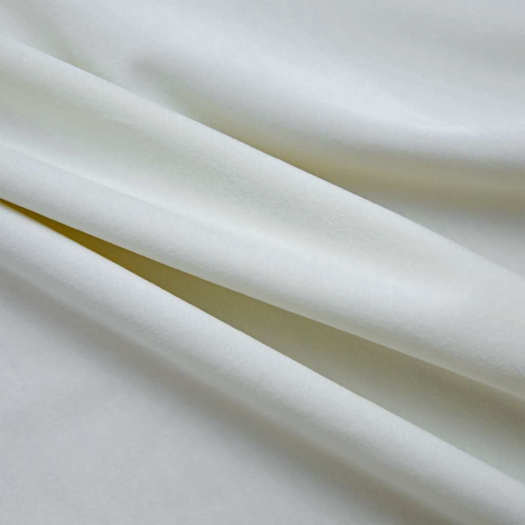 2 db krémszínű bársony sötétítőfüggöny gyűrűkkel 140 x 175 cm