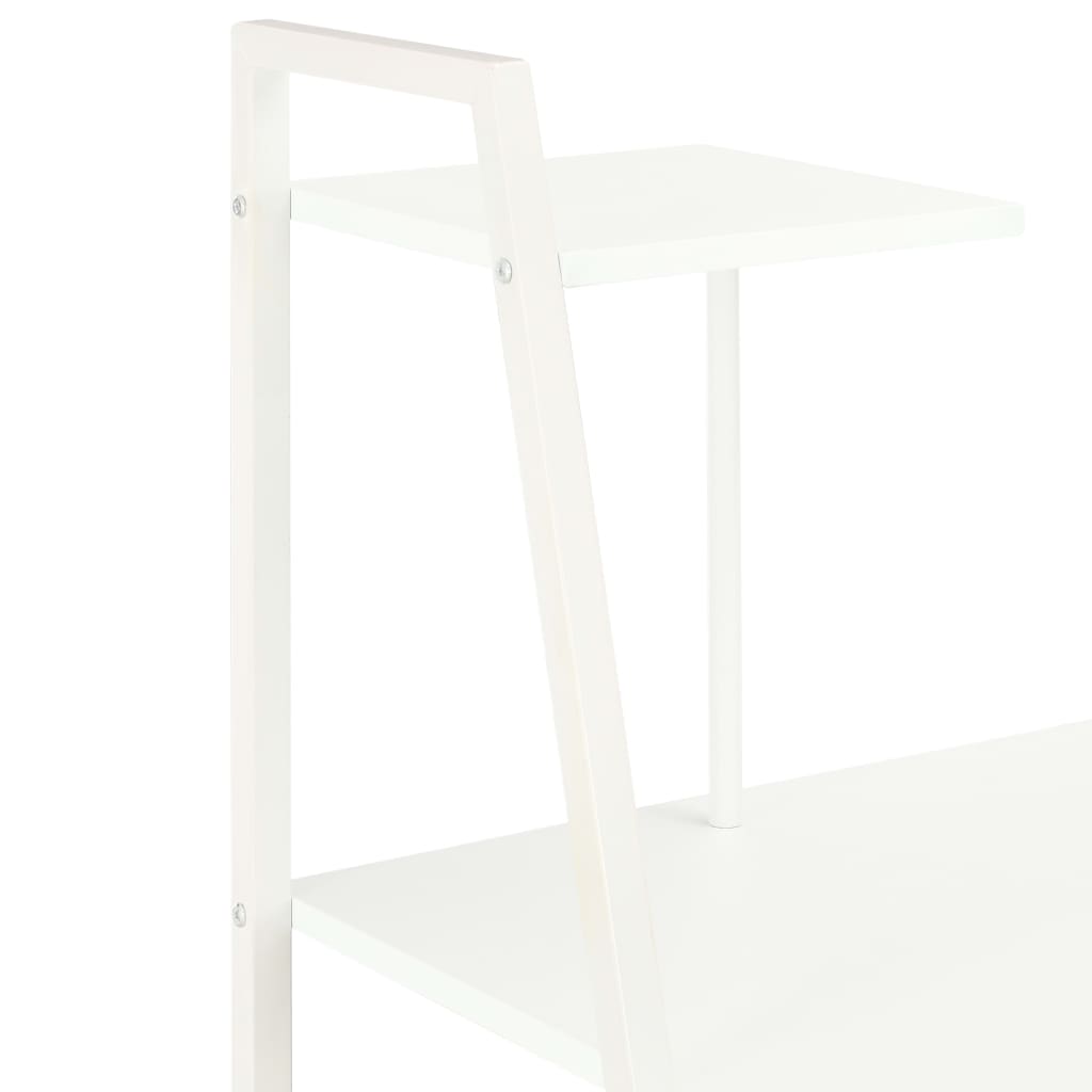 fehér íróasztal polcrendszerrel 102 x 50 x 117 cm