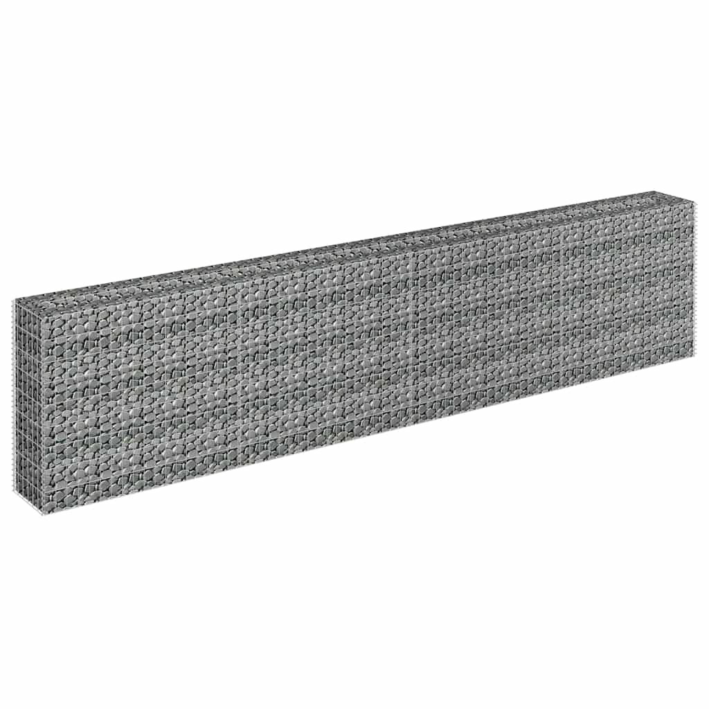 horganyzott acél gabion magaságyás 360 x 30 x 90 cm