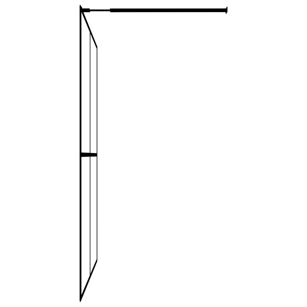 homályosított edzett üveg zuhanyfal 118 x 190 cm