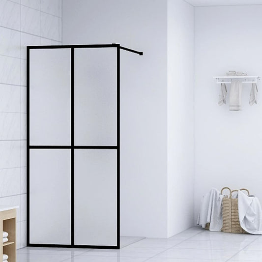 homályosított edzett üveg zuhanyfal 118 x 190 cm