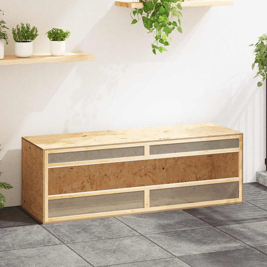 szerelt fa terrárium 144 x 46 x 48 cm