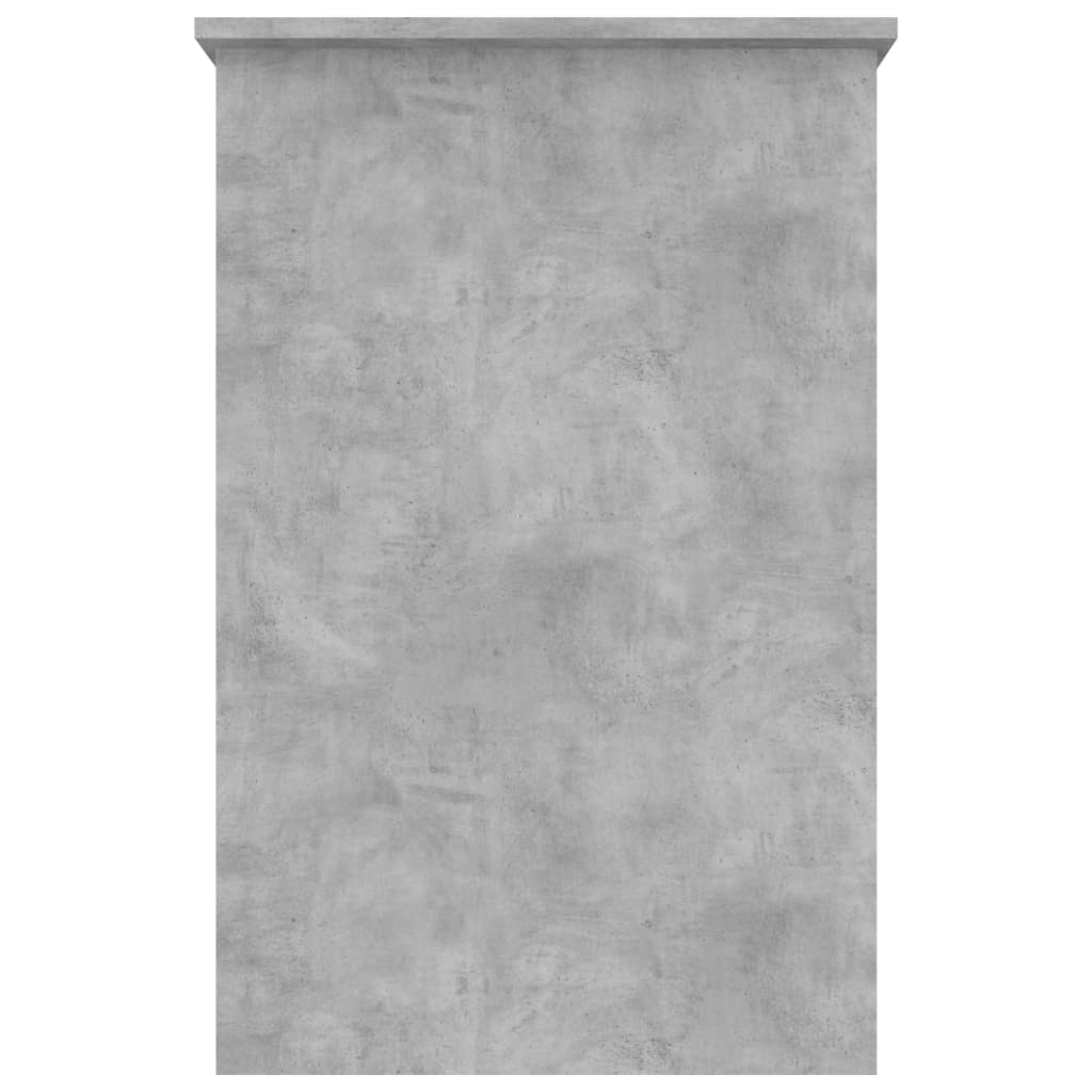 betonszürke szerelt fa íróasztal 100 x 50 x 76 cm