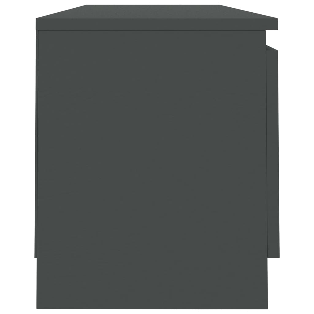 szürke szerelt fa TV-szekrény 120 x 30 x 35,5 cm