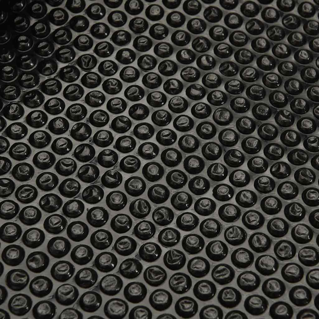 fekete polietilén medencetakaró 450 x 220 cm