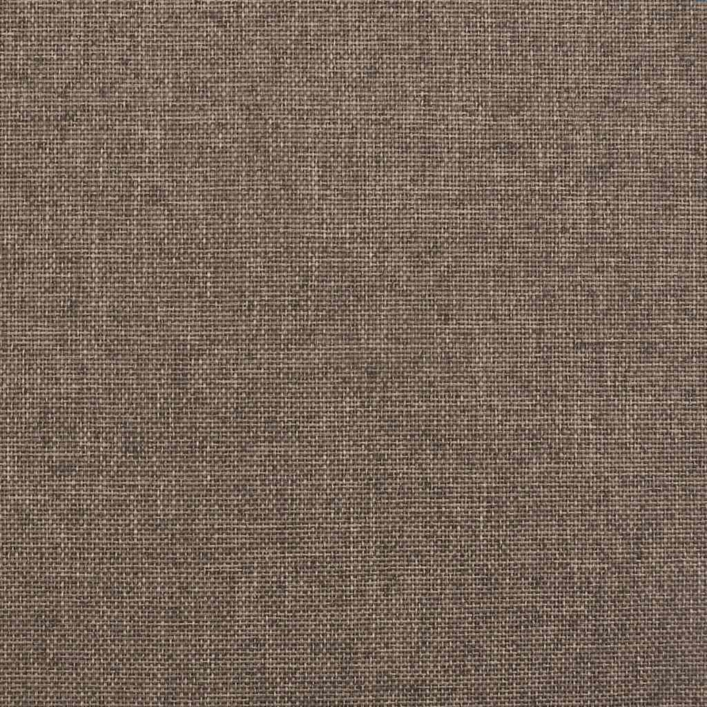tópszínű szövet ágykeret hidraulikus tárolóval 180 x 200 cm