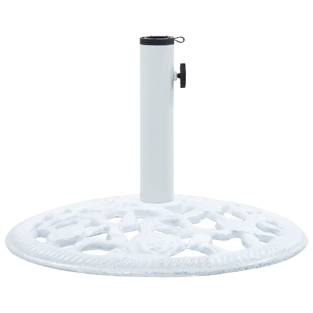 fehér öntöttvas napernyőtalp 12 kg 48 cm