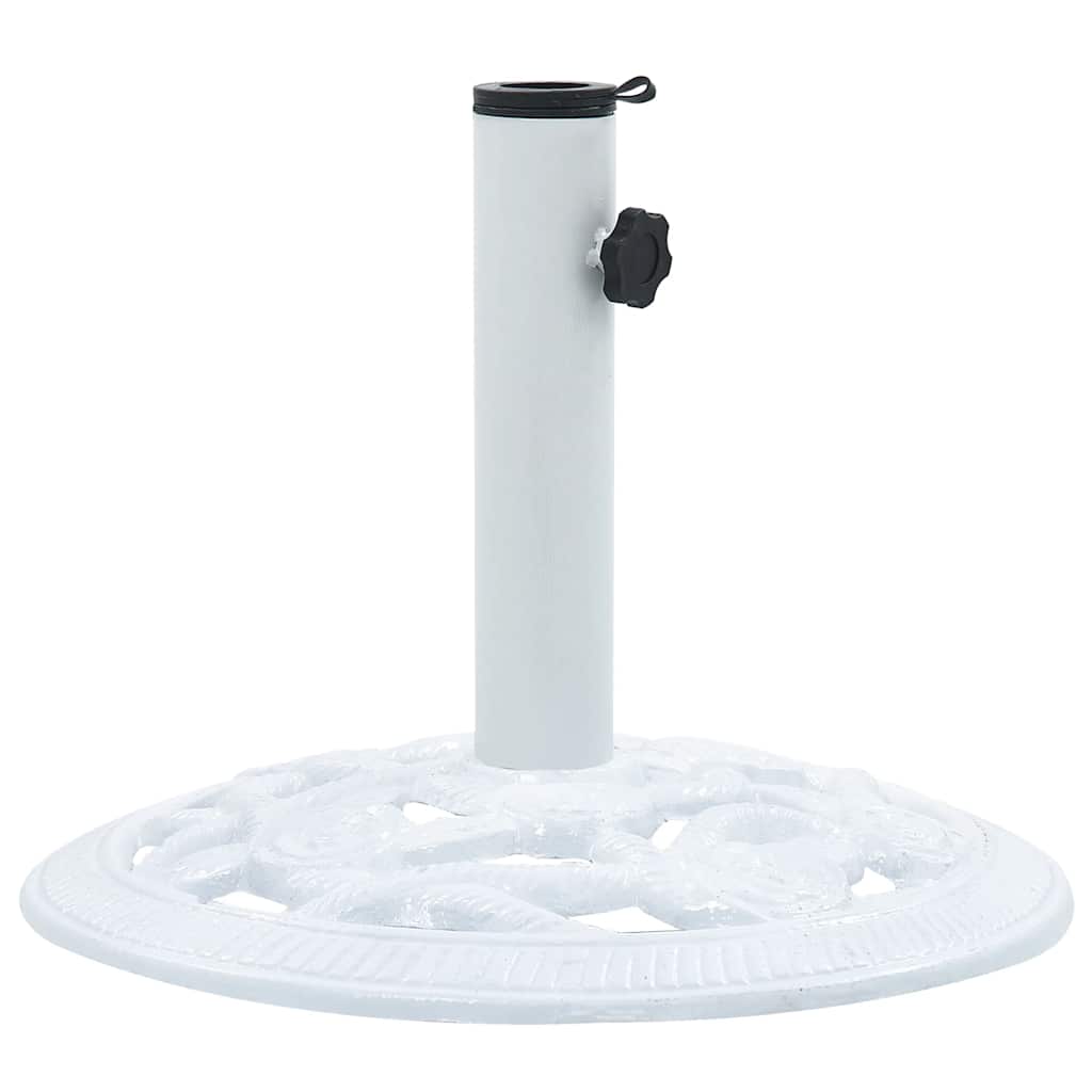 fehér öntöttvas napernyőtalp 9 kg 40 cm