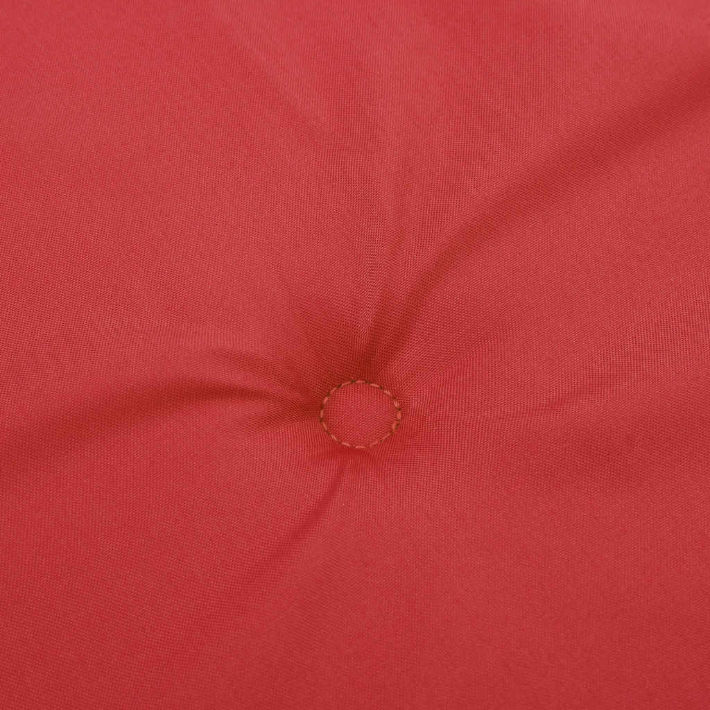 4 db piros oxford szövet kerti székpárna 40x40x4 cm