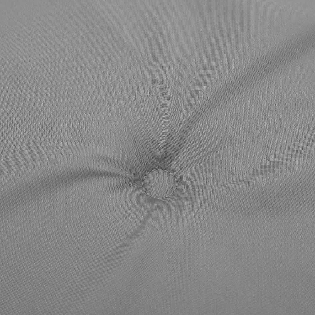 szürke oxford szövet kerti padpárna 200x50x3 cm