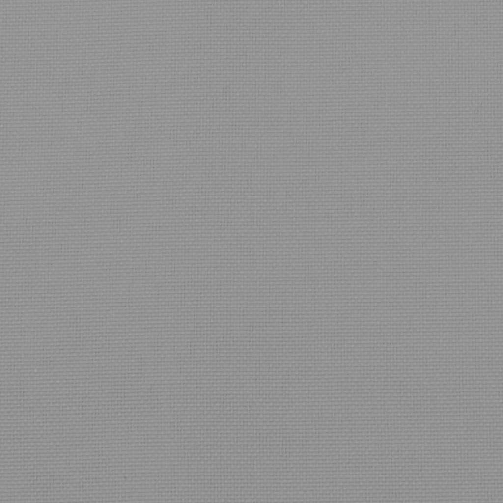 szürke oxford szövet kerti padpárna 200x50x3 cm