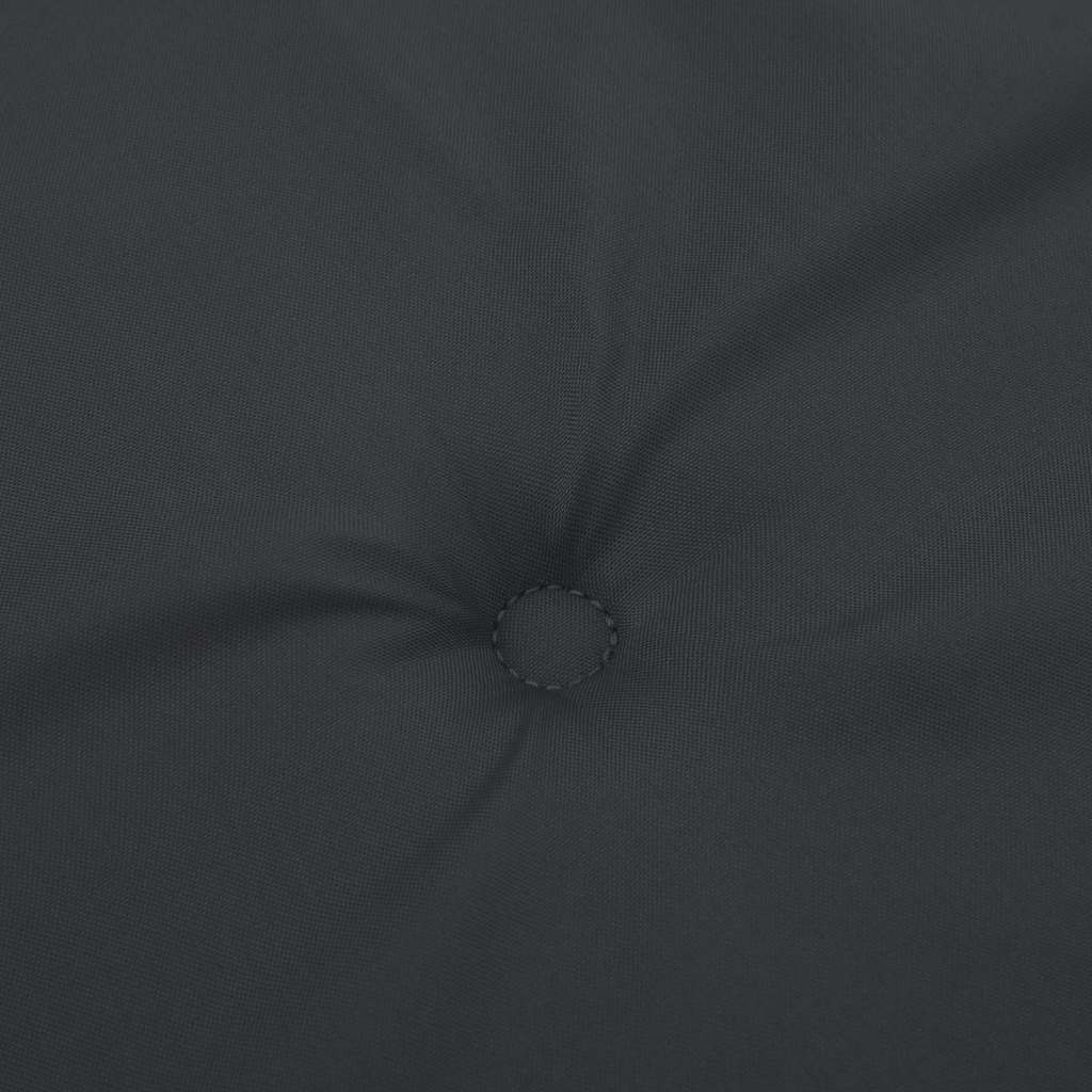 fekete oxford szövet kerti padpárna 150x50x3 cm