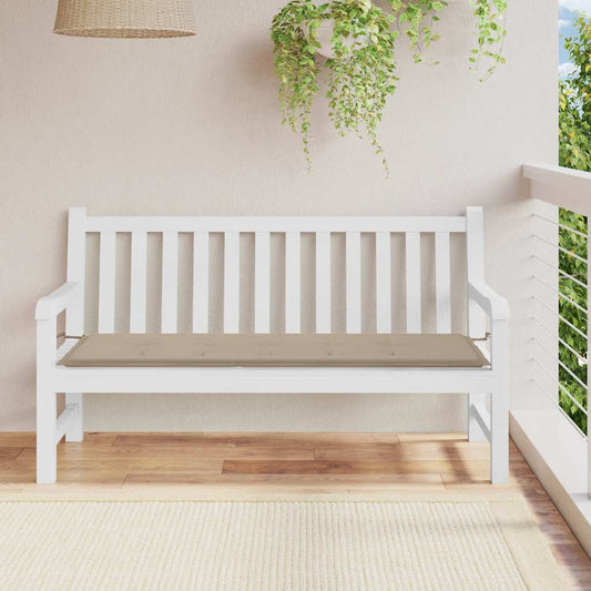 tópszínű oxford szövet kerti padpárna 150x50x3 cm