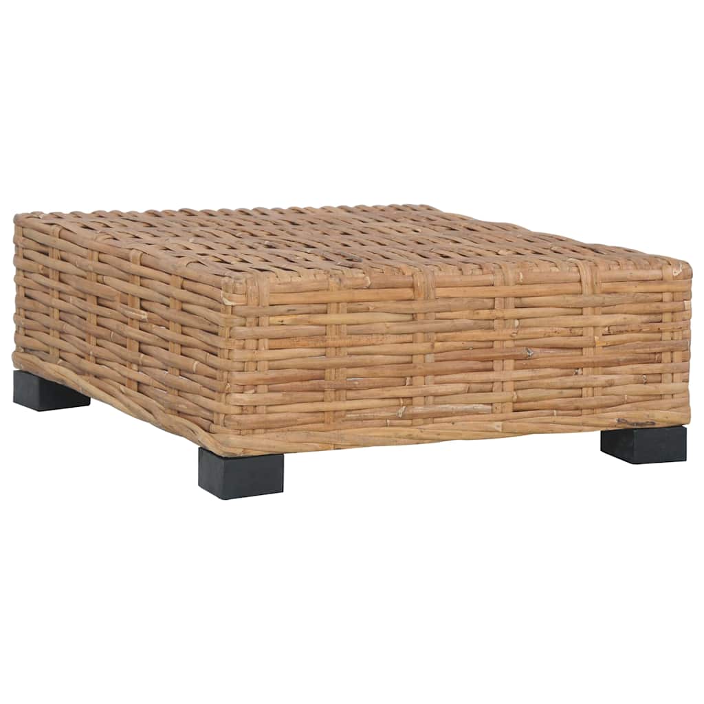 természetes rattan lábtartó párnával