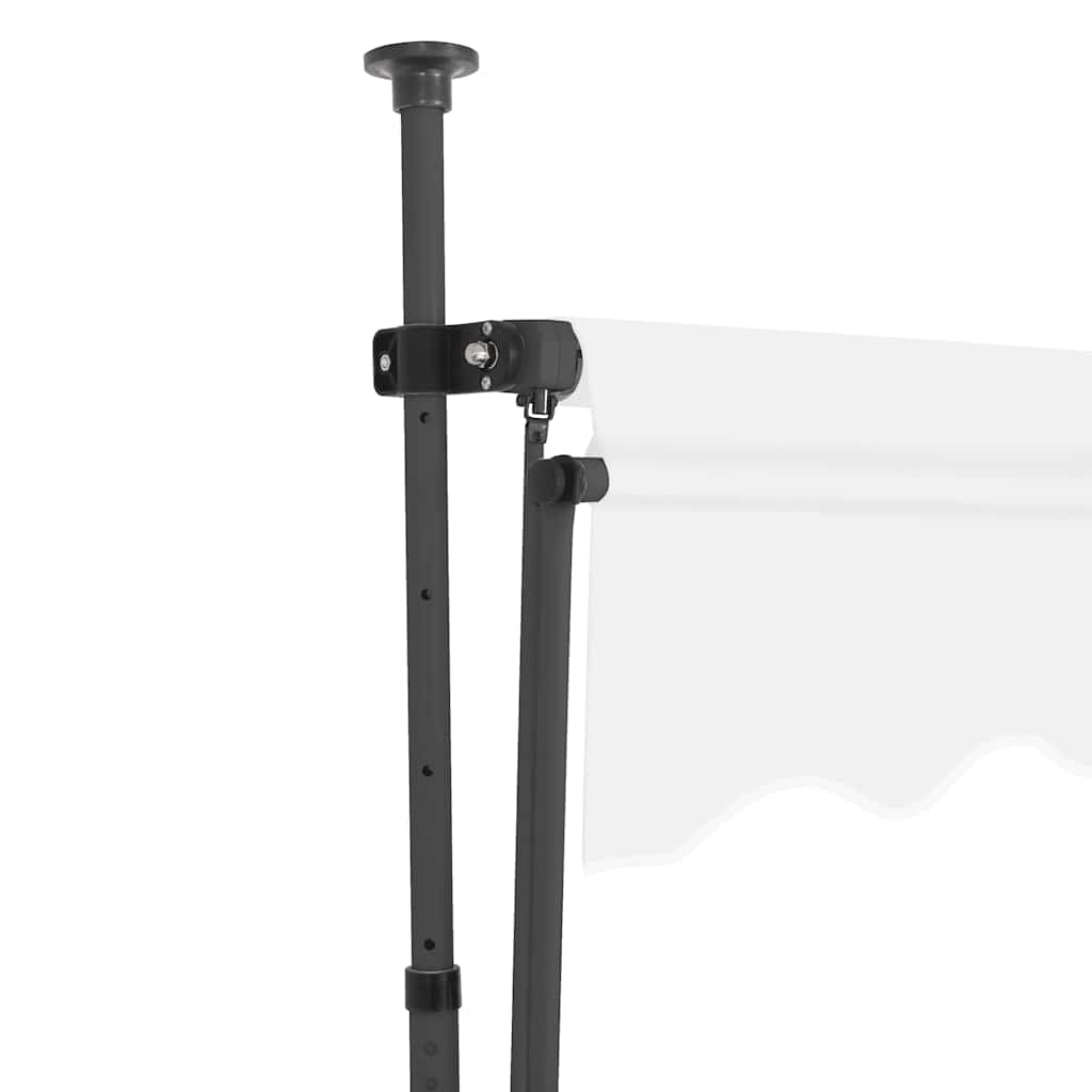 krémszínű kézzel kihúzható LED-es napellenző 150 cm