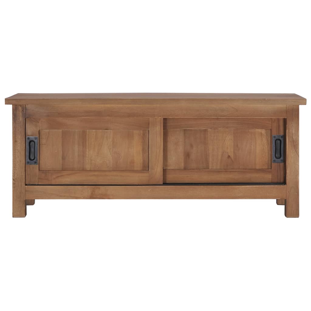 tömör tíkfa TV-szekrény 90 x 30 x 35 cm