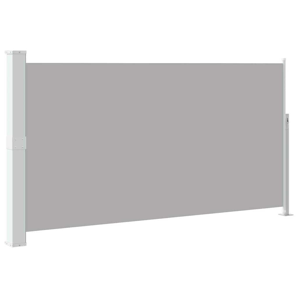 szürke kihúzható oldalsó teraszi napellenző 170 x 300 cm
