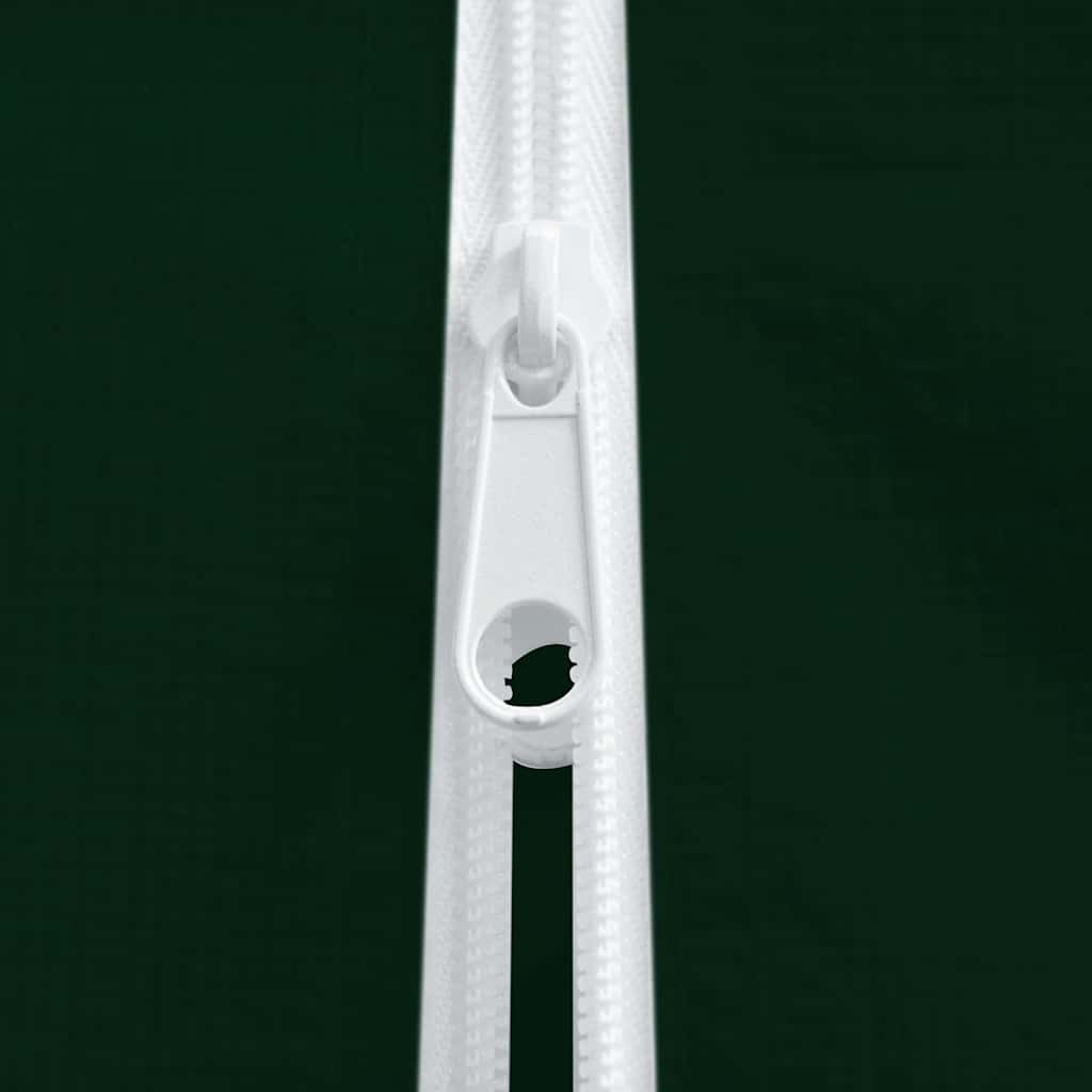 zöld rendezvénysátor oldalfalakkal 4 x 9 m 90 g/m²