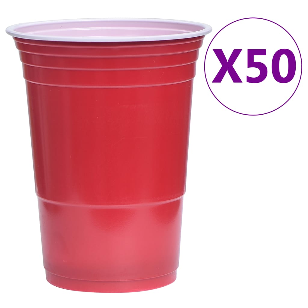 műanyag sörpong-készlet 0,5 L