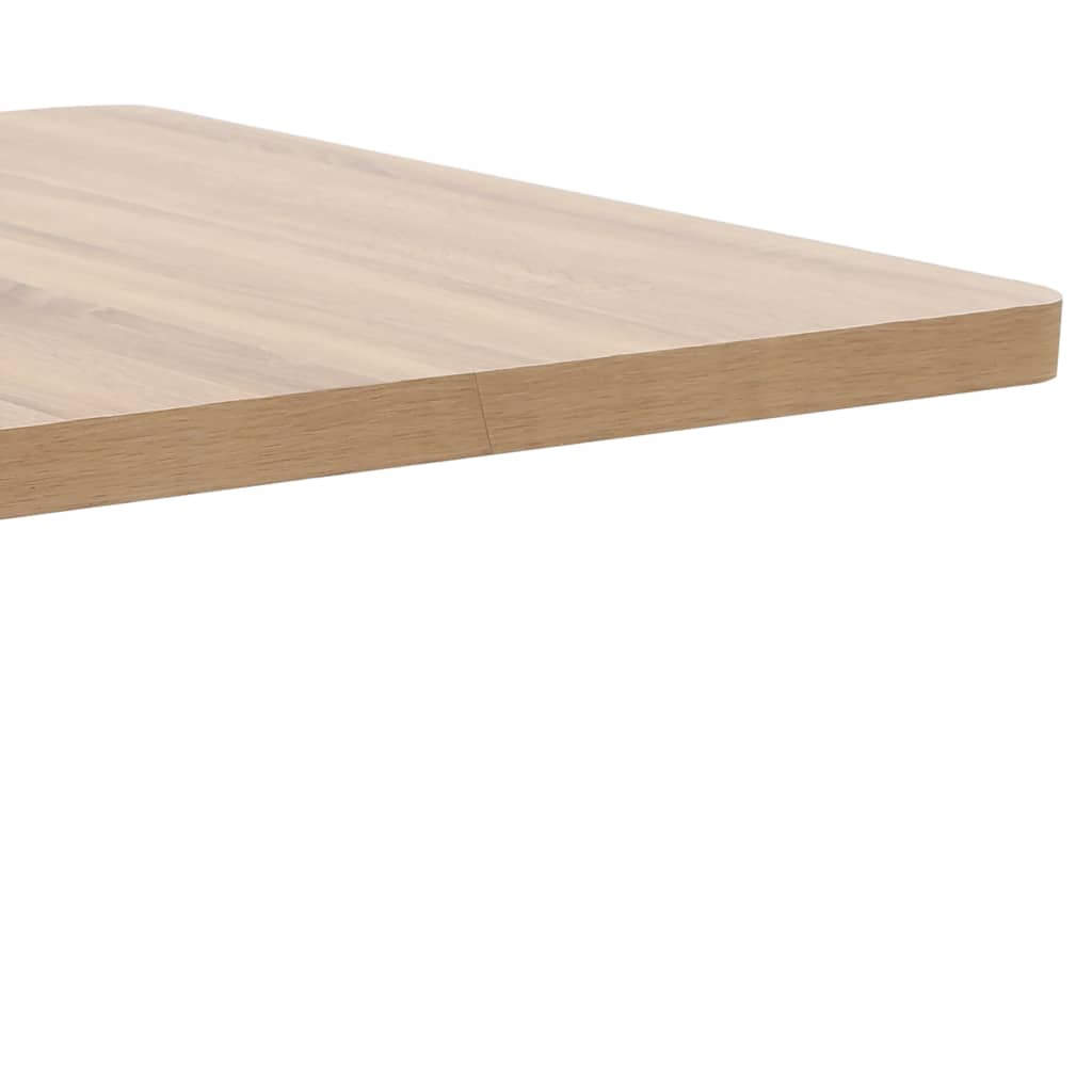 világosbarna MDF bisztróasztal 80 x 80 cm