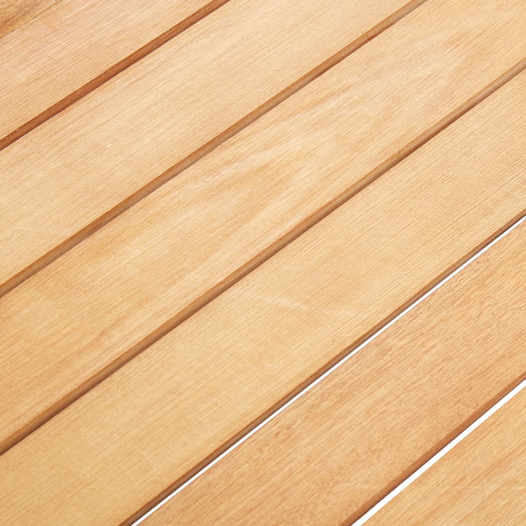 7 részes kültéri szürke polyrattan és akácfa étkezőgarnitúra