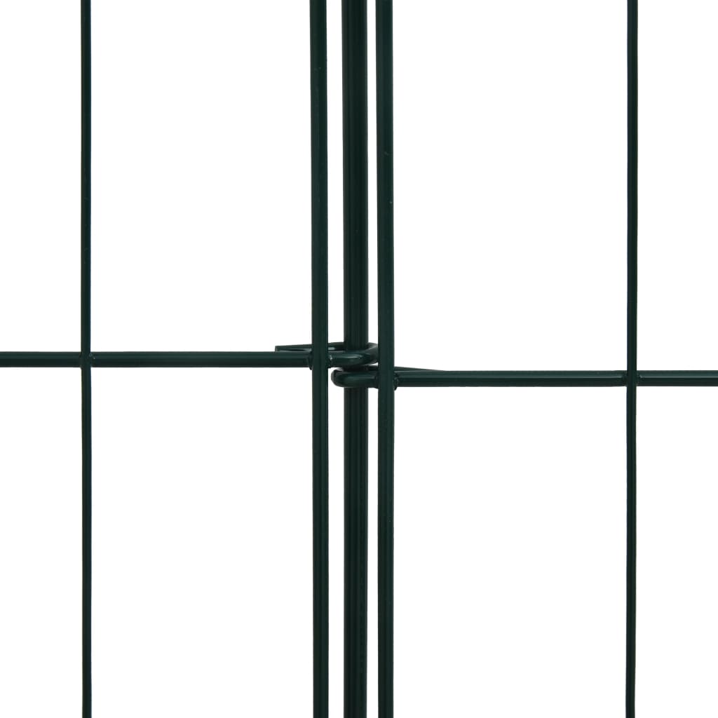 zöld kerti kerítés szett 115 x 79 cm