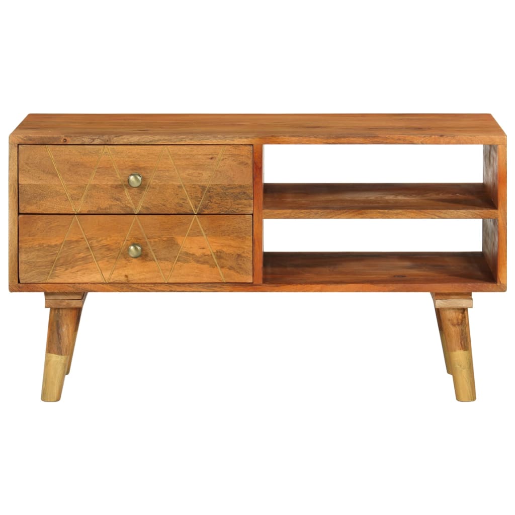 tömör mangófa TV-szekrény 85 x 35 x 47 cm