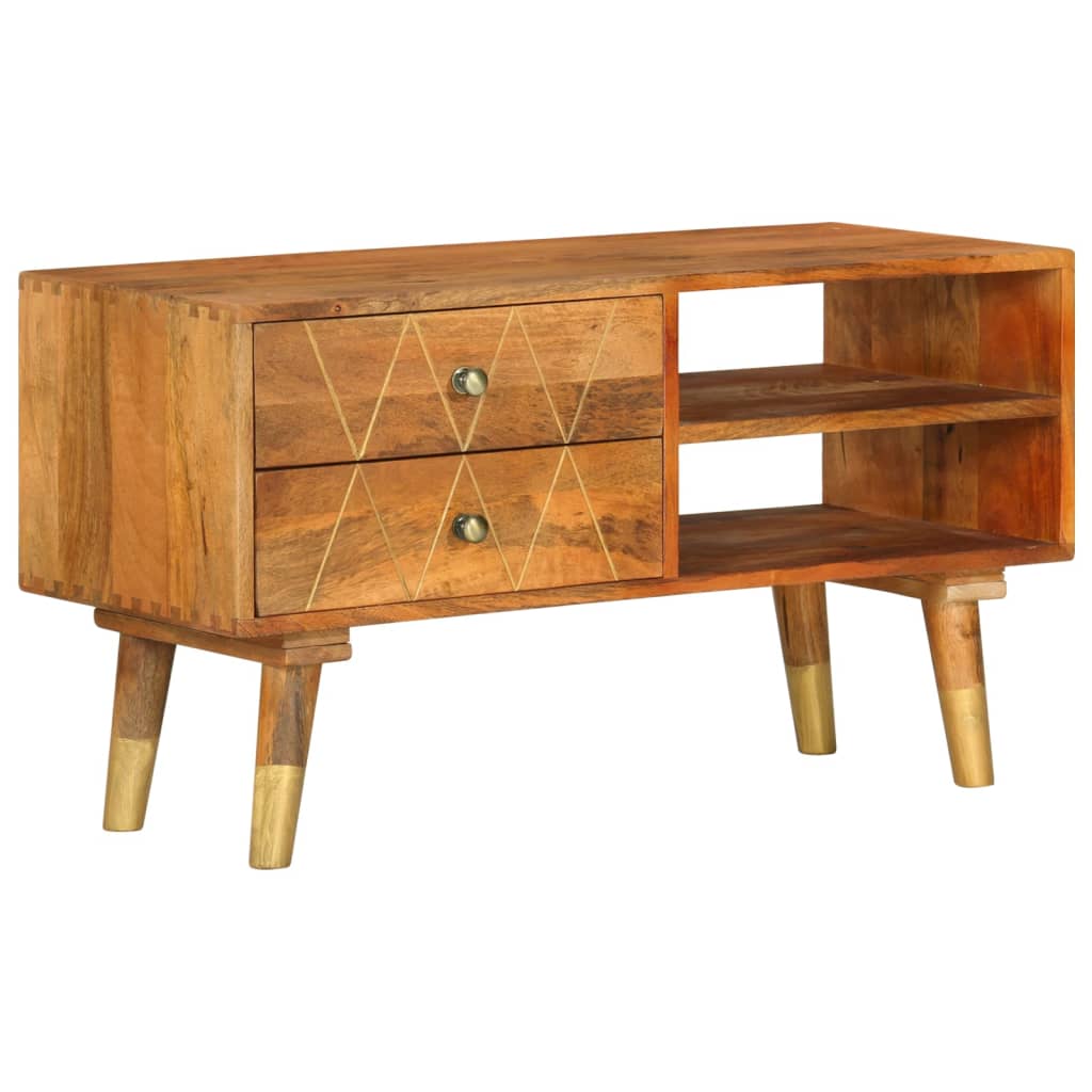 tömör mangófa TV-szekrény 85 x 35 x 47 cm