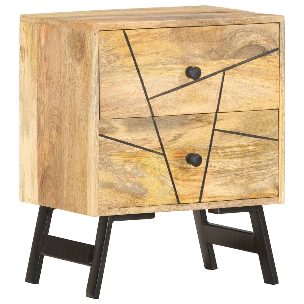 tömör mangófa éjjeliszekrény 40 x 30 x 50 cm