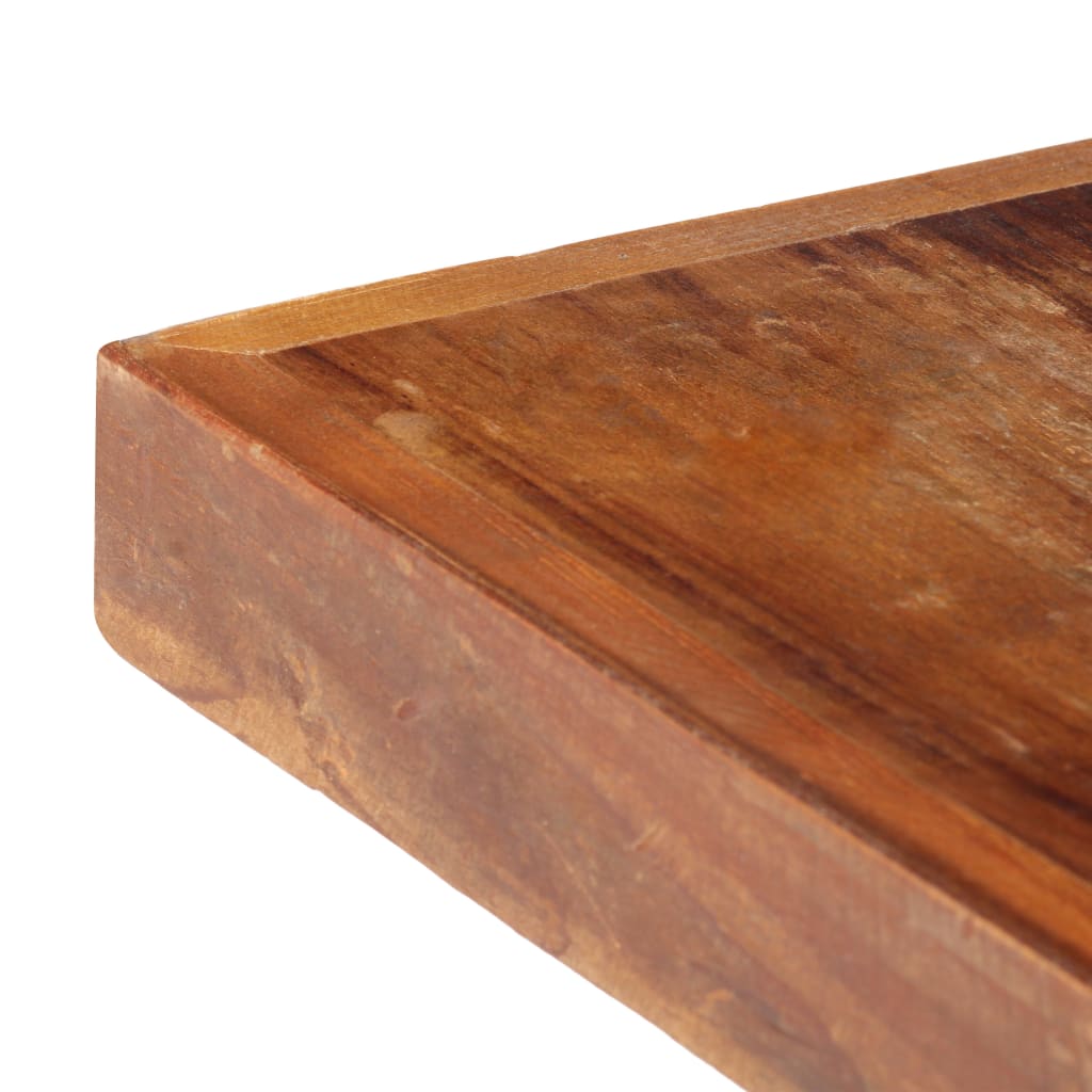 tömör újrahasznosított fa étkezőasztal 180 x 90 x 76 cm