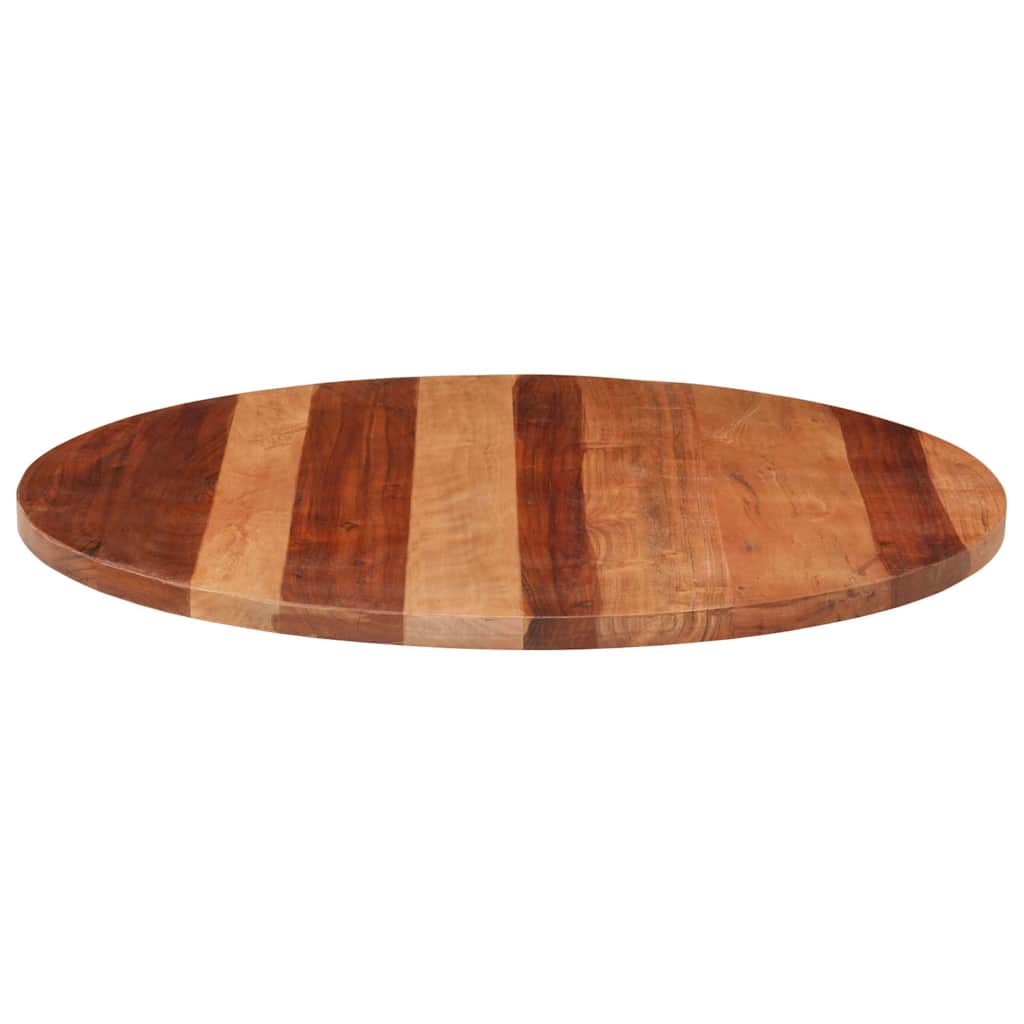 kerek tömör akácfa asztallap 25-27 mm 80 cm
