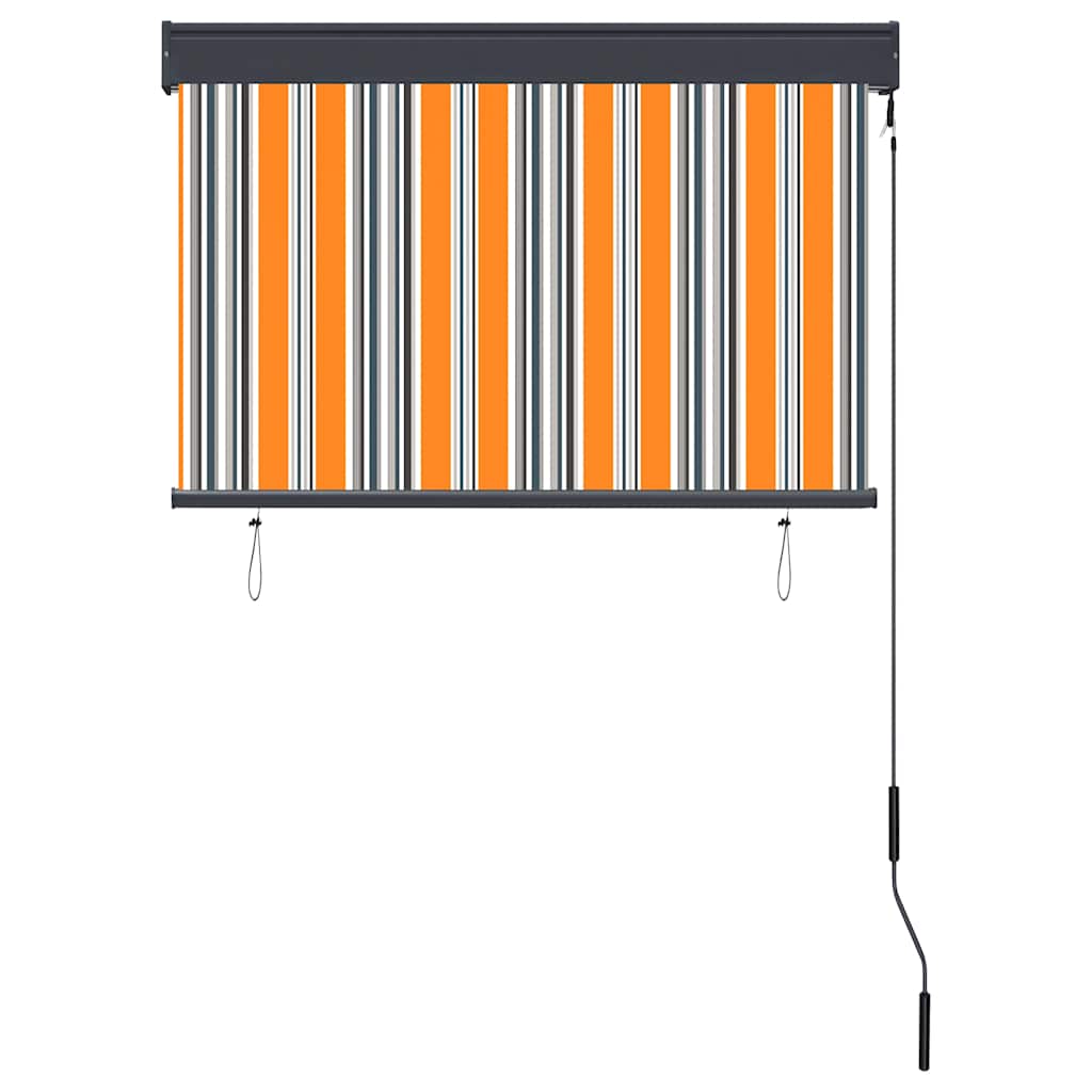 sárga és kék kültéri roló 100 x 250 cm