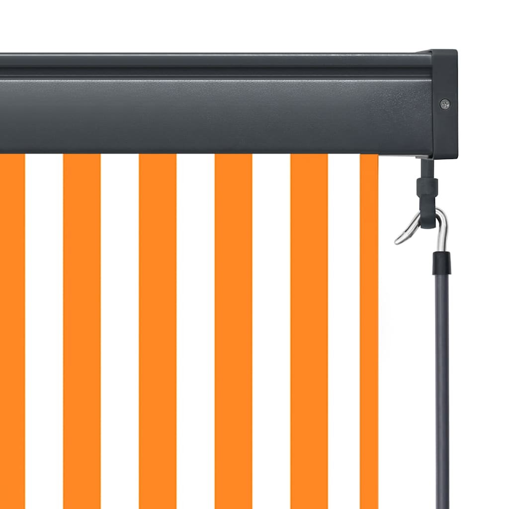 fehér és narancssárga kültéri roló 100 x 250 cm