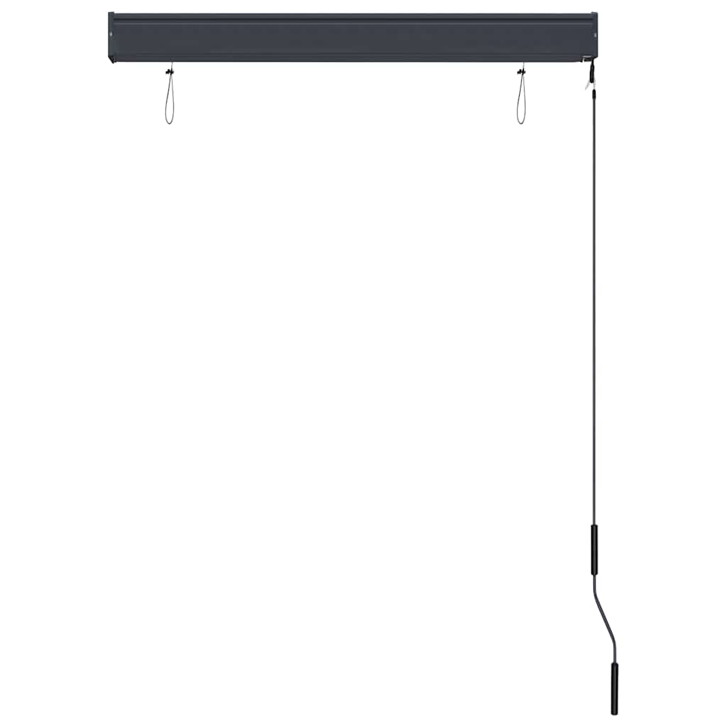 narancssárga és barna kültéri roló 100 x 250 cm