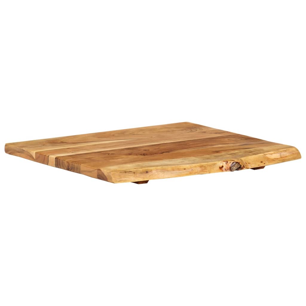 tömör akácfa fürdőszoba piperepolc 58x52x2,5 cm
