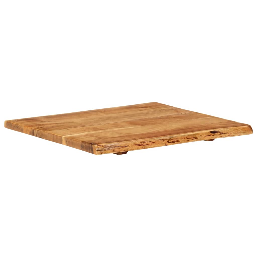 tömör akácfa fürdőszoba piperepolc 58x52x2,5 cm