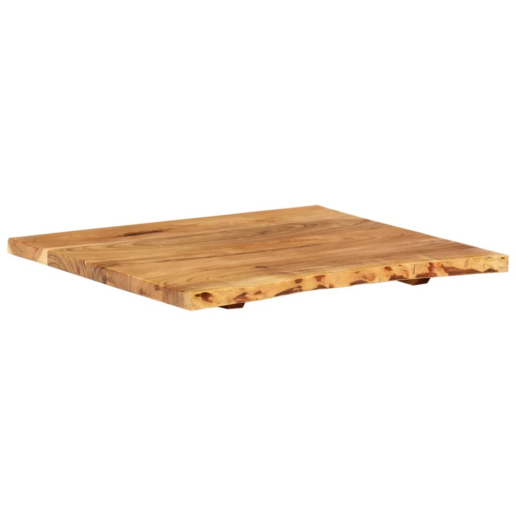 tömör akácfa fürdőszoba piperepolc 58x52x2,5 cm