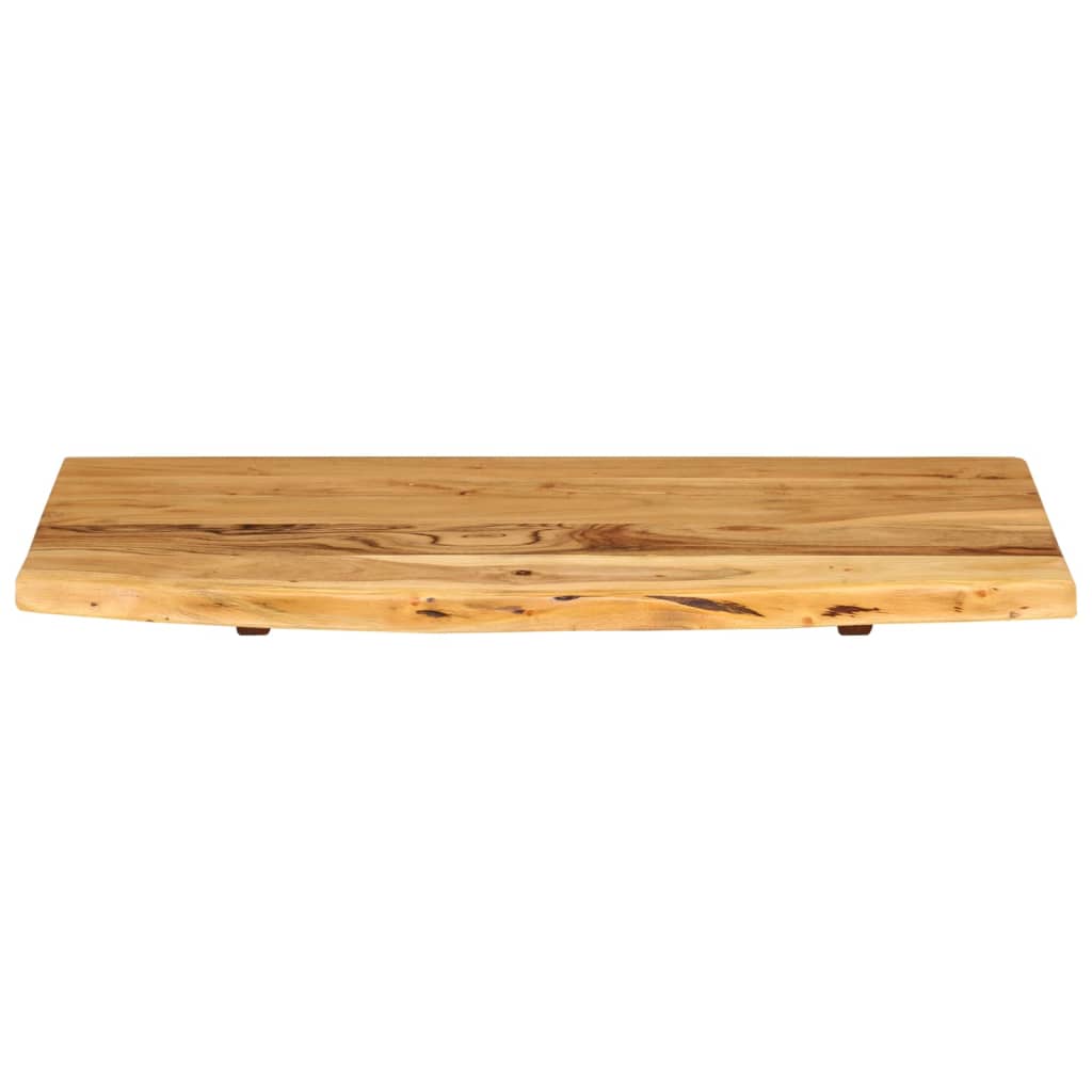 tömör akácfa fürdőszoba piperepolc 80x52x2,5 cm