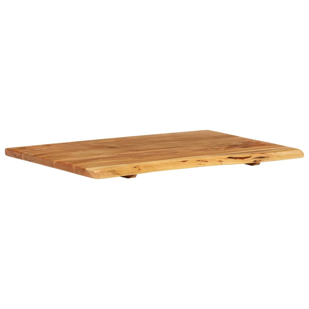 tömör akácfa fürdőszoba piperepolc 80x52x2,5 cm