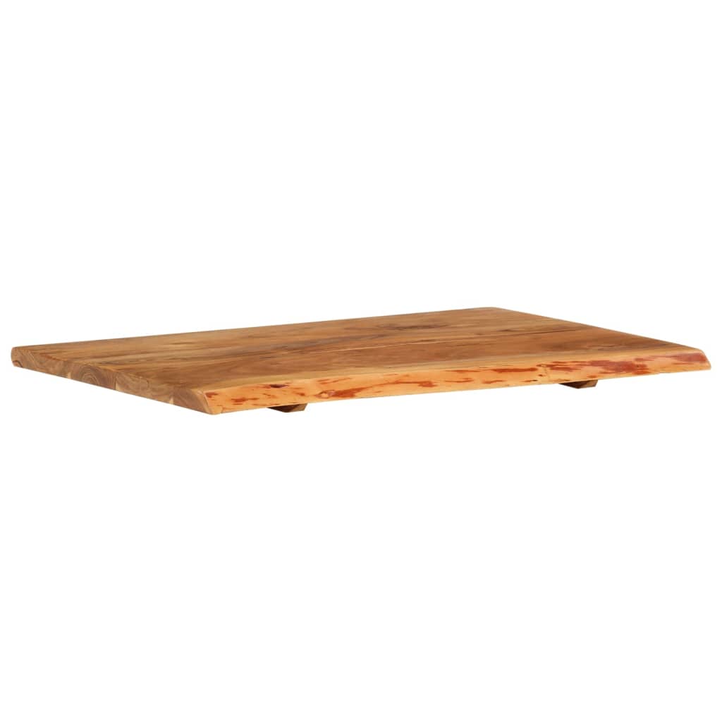 tömör akácfa fürdőszoba piperepolc 80x52x2,5 cm