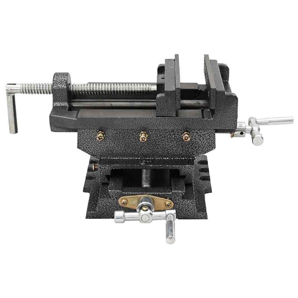 kézi működtetésű kereszttengelyes satu 150 mm