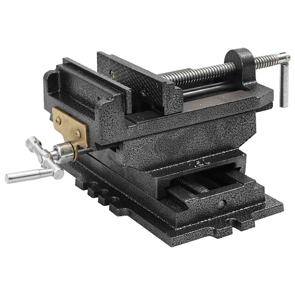 kézi működtetésű kereszttengelyes satu 150 mm