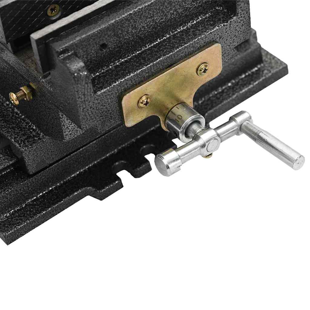 kézi működtetésű kereszttengelyes satu 150 mm